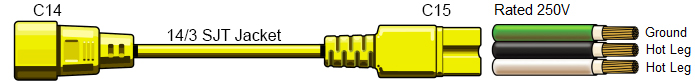 c14 c13 power cable